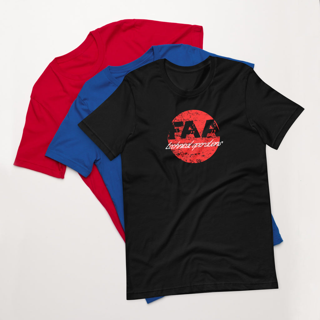 Tech Ops FAA Distressed Tee (XS-5X)